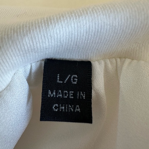 ATM cream velvet midi skirt, size large - Picture 12 of 13